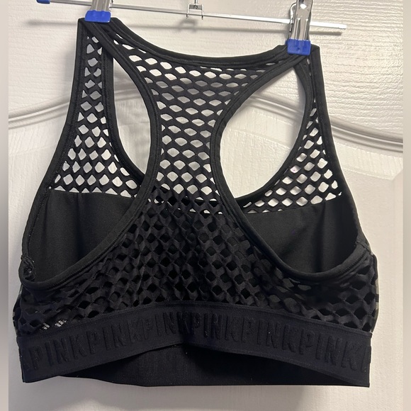 PINK by VS Camo Print Fishnet Sports Bra - Picture 2 of 6